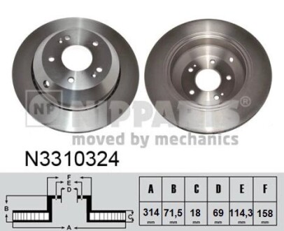 Nipparts n3310324