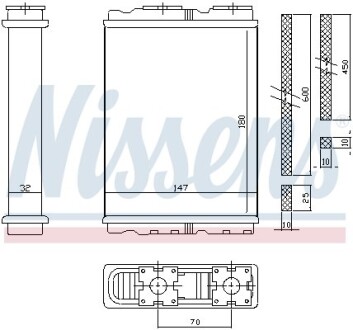 Радиатор отопления nissens 72050