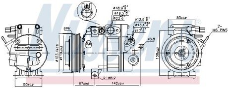 Компресор кондиціонера First Fit nissens 890685