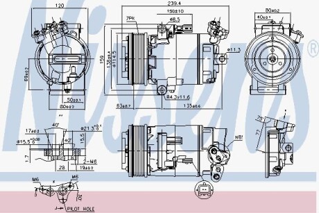 Компресор кондиціонера First Fit nissens 89346