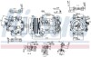 Компрессор кондиционера First Fit nissens 89404 (фото 7)