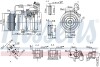 Компресор кондиціонера nissens 89586 (фото 5)