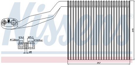 Випарювач кондиціонера nissens 92294