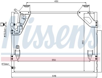 Радиатор кондиционера First Fit nissens 940082