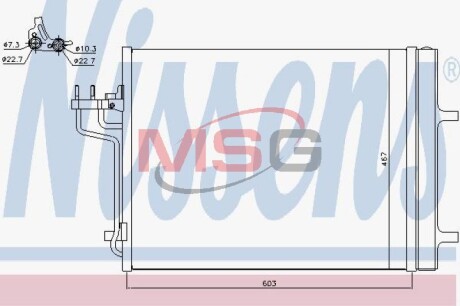 Радиатор кондиционера First Fit nissens 940398