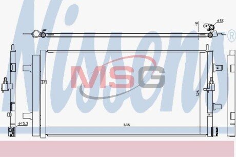 Радиатор кондиционера First Fit nissens 940454