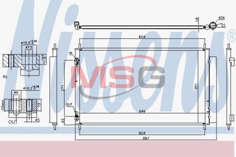 Радіатор кондиціонера First Fit nissens 940489