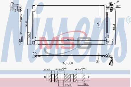 Радиатор кондиционера First Fit nissens 940793