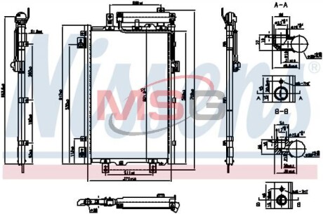 Радиатор кондиционера First Fit nissens 940833