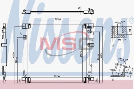 Радиатор кондиционера First Fit nissens 941078 (фото 1)