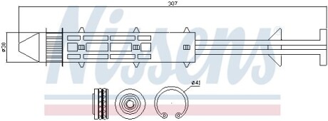 Осушувач кондиціонера First Fit nissens 95319