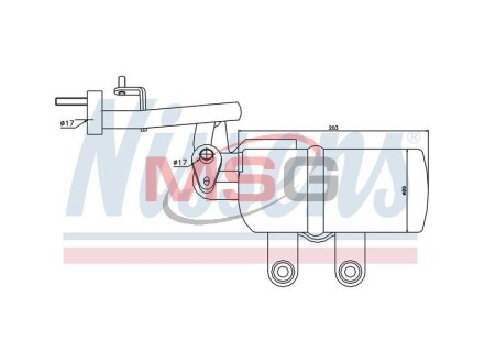 Осушитель радиатора кондиционера nissens 95332