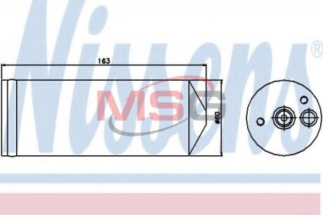 Осушитель кондиционера nissens 95362