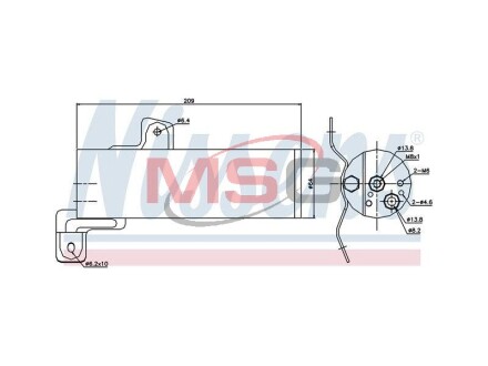 Осушувач кондиціонера nissens 95497