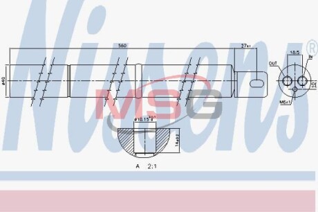 Осушитель кондиционера nissens 95531