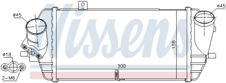 Радиатор наддува nissens 96539