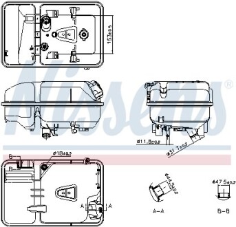 Расширительный бачок nissens 996074