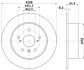 Диск тормозной задний Toyota Camry 2.0, 2.4, 3.0 (93-06) nisshinbo nd1001k (фото 1)