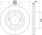 Диск тормозной передний Lexus LX 570/ Toyota Land Cruiser 200 4.5, 4.6, 4.7 (07-) nisshinbo nd1051k (фото 1)