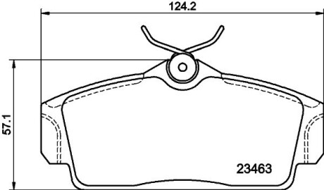 Колодки гальмівні дискові передние Nissan Almera 1.5, 1.8, 2.2 (00-) nisshinbo np2052