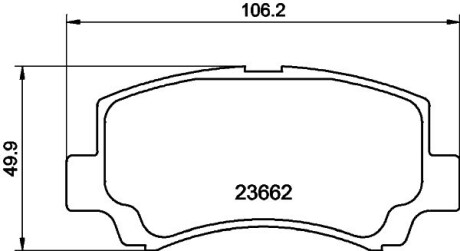 Колодки гальмівні дискові передние Chery QQ6 1.1, 1.3 (06-13)/Suzuki Wagon 1.2 (98-00) nisshinbo np9020