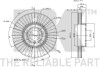Гальмівний диск nk 201547 (фото 3)