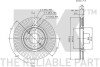Диск гальмівний невентильований nk 313720 (фото 3)