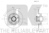 Диск тормозной невентилированный nk 313973 (фото 3)