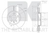 Диск тормозной невентилированный nk 3147177 (фото 3)