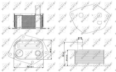 Масляный радиатор nrf 31298