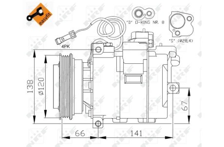 Компрессор nrf 32104