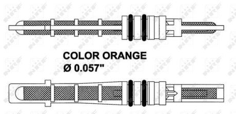 Клапан системи кондиціонування (розширювальний) Ford Focus/Mondeo/Hyundai Accent/Sonata 88-08 nrf 38209