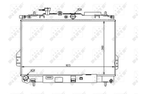 Радиатор nrf 53362