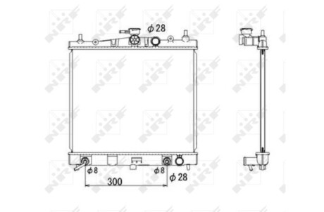 Радіатор nrf 53535