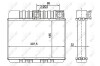 Радіатор пічки nrf 54277 (фото 5)