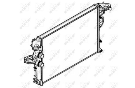 Радіатор охолодження Iveco Daily 2.2/3.0 11- nrf 58430