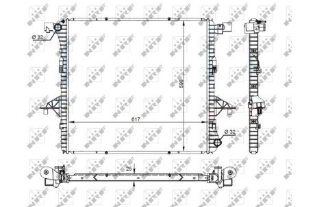 Радіатор nrf 59145