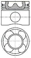 Поршень nural 87-126007-10