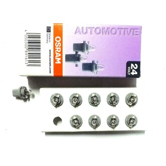 Автолампа W1,2W W2x4,6d 1,2 W 1,6 W прозрачная osram 2741