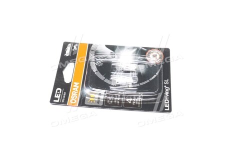 Лампа світлодіодна WY5W 2500K 12V 1W W2.1X9.5D LEDriving SL osram 2827DYP02B