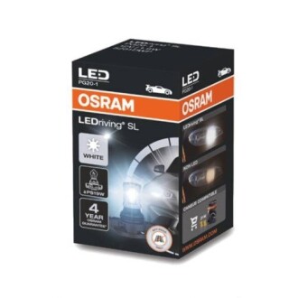 Лампа LED PS19W, 12В osram 5201DWP