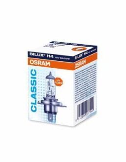 Автолампа H4 12V 60/55W Classic osram 64193CLC