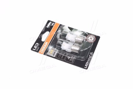 Лампа світлодіодна PY21W LED 12V 1W BAU15S LEDriving SL (blister 2шт) osram 7507DYP02B