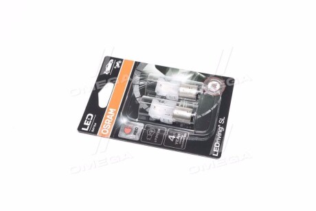 Лампа світлодіодна P21/5W Red 12V 3W BAY15 LEDriving SL (2шт.) osram 7528DRP02B (фото 1)