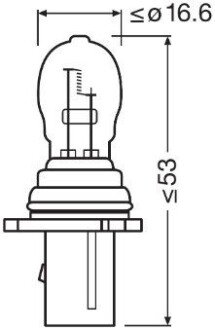 Автолампа 13W osram 828