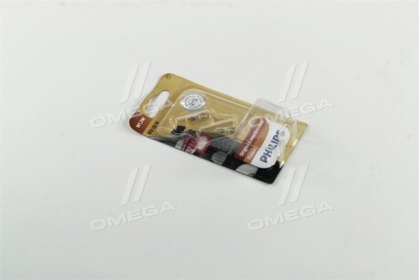 Лампа розжарювання W1,2W 12V 1.2W W2X4,6d 2шт blister philips 12516B2