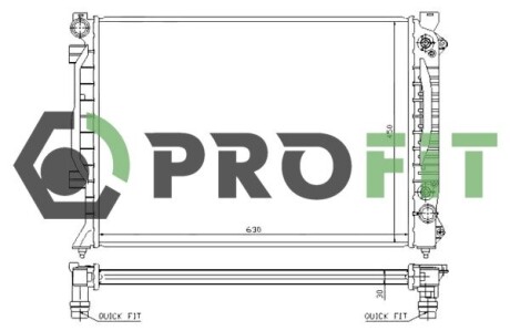 Радиатор охлаждения profit 1740-0001