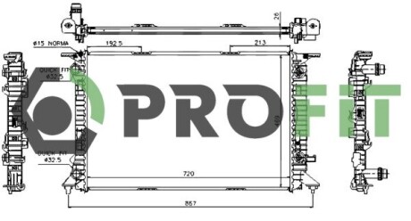 Радиатор охлаждения profit 1740-0021