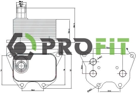 Радіатор масляний profit 1745-0032