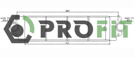 Радіатор наддуву profit 1780-0001